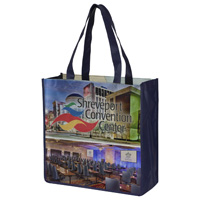 13” W x 13” H Full Color Import Air Ship Grocery Shopping Tote Bags